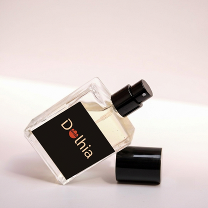 Dolhia Black Edition Men's Eau de Parfum | Luxury Woody & Spicy Long-Lasting Perfume 50ml